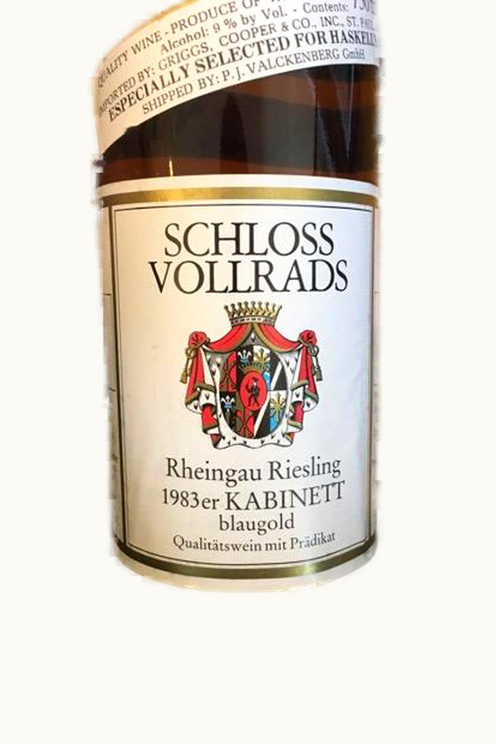 Schloss Vollrads Schloss Vollrads Riesling Ice, 1991