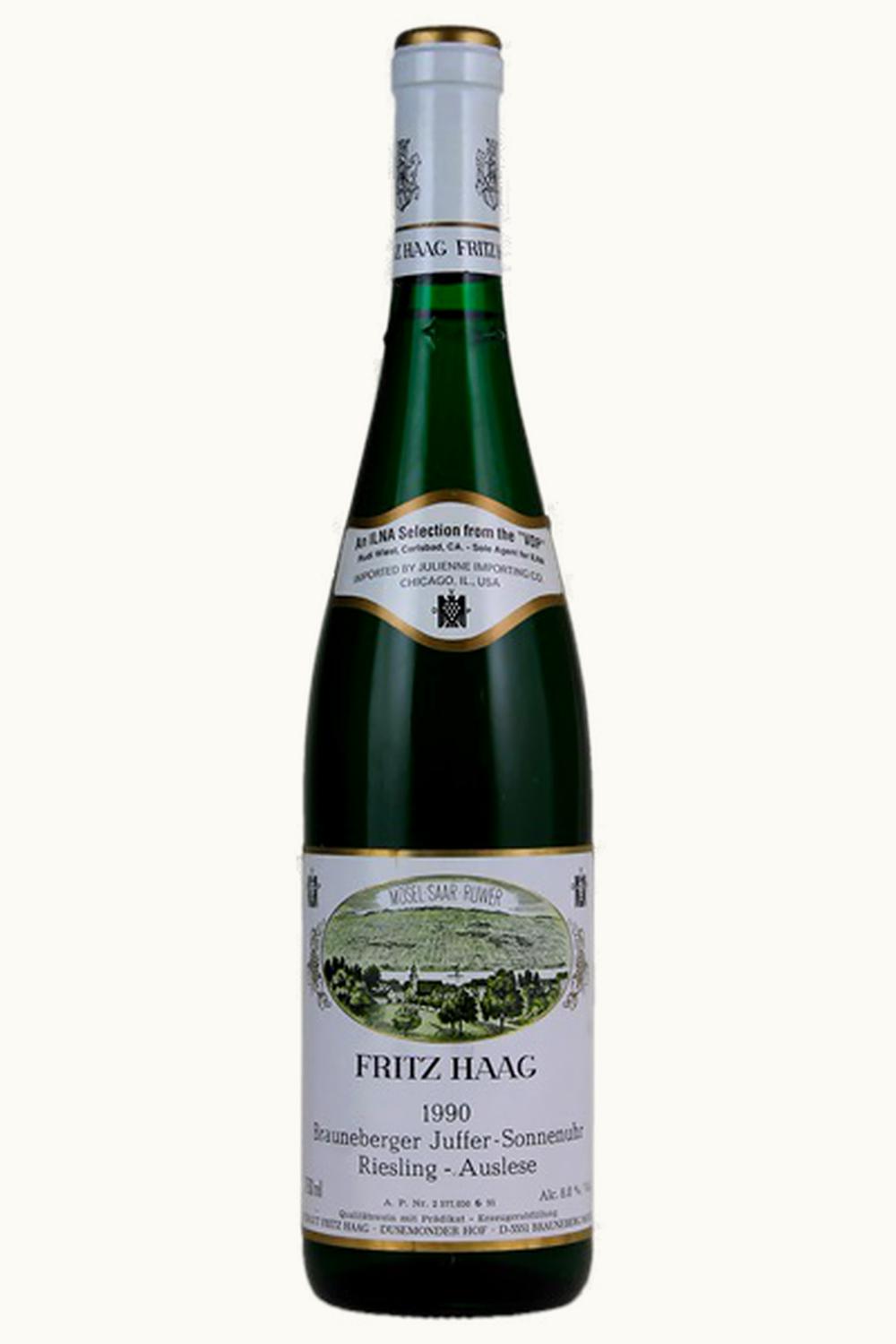 Fritz Haag Fritz Haag Juffer Sonnenuhr Riesling Spätlese, 1990