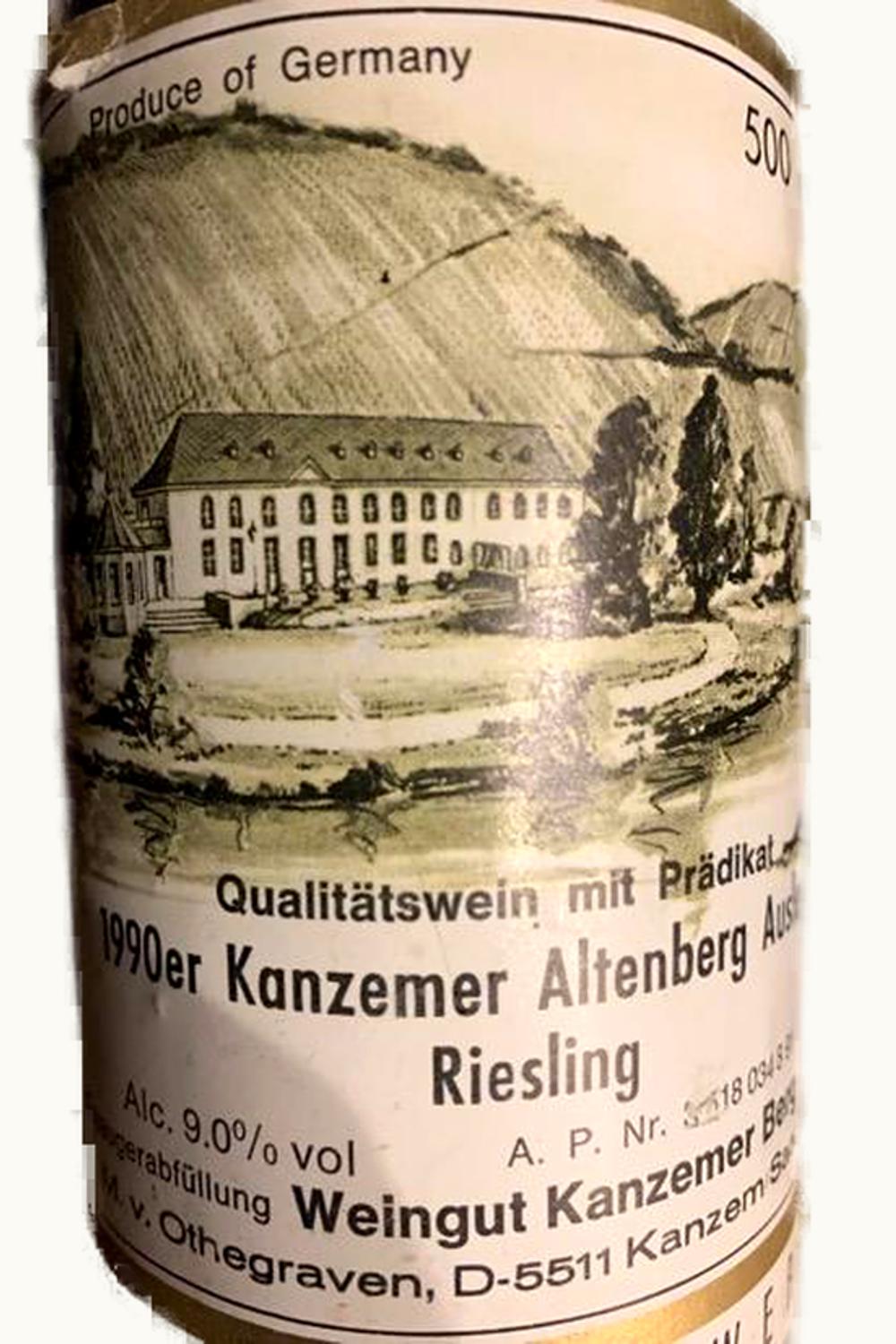 Othegraven Othegraven Altenberg Riesling Auslese, 1990