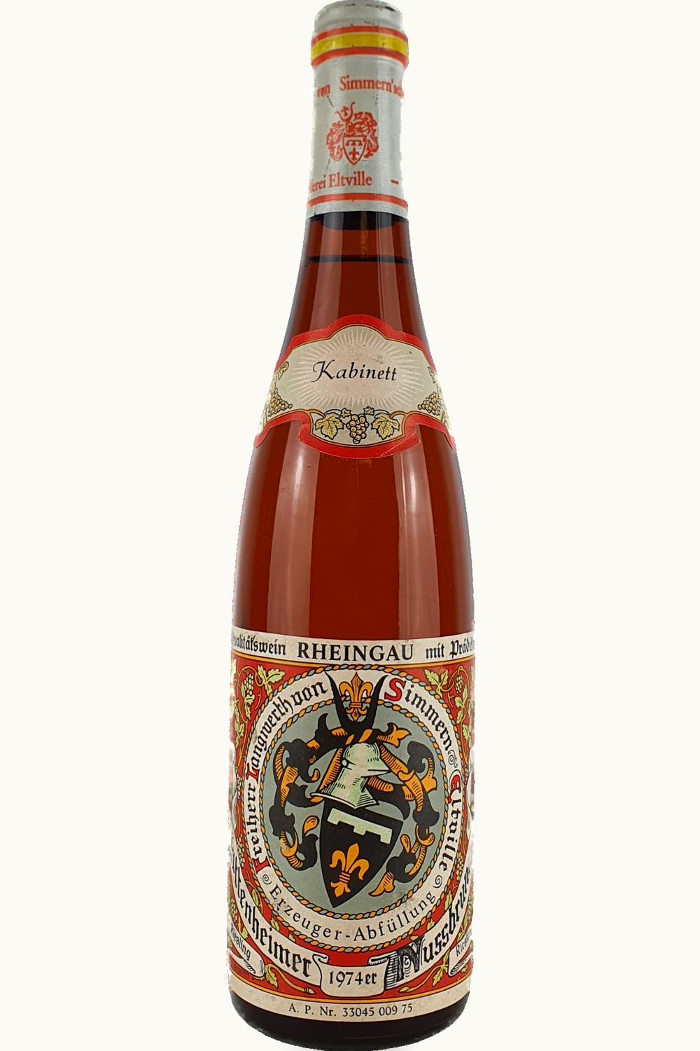 Freiherr Langwerth Freiherr Langwerth Nussbrunnen Riesling BA, 1990