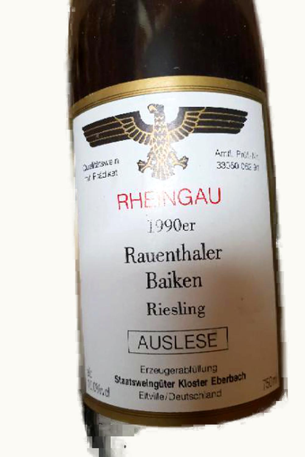 Kloster Eberbach Kloster Eberbach Crescentia Baiken Riesling Spätlese, 1990