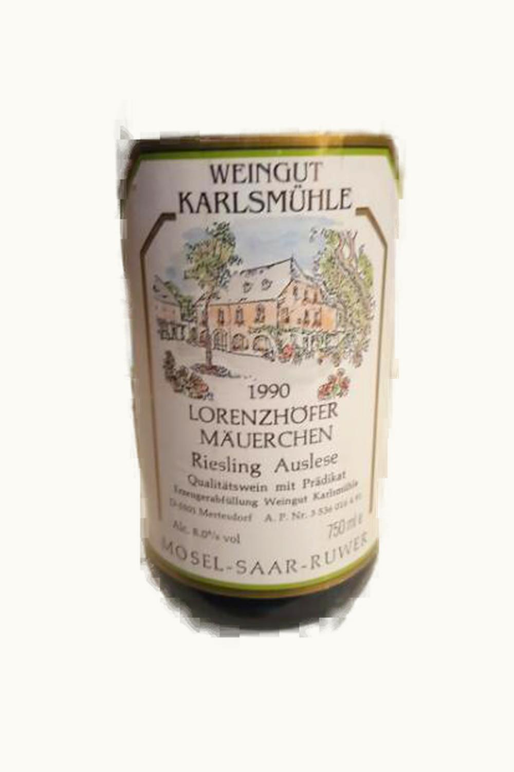 Karthäuserhof Karthäuserhof Lorenzhöfer Riesling Auslese Gold Cap, 1990