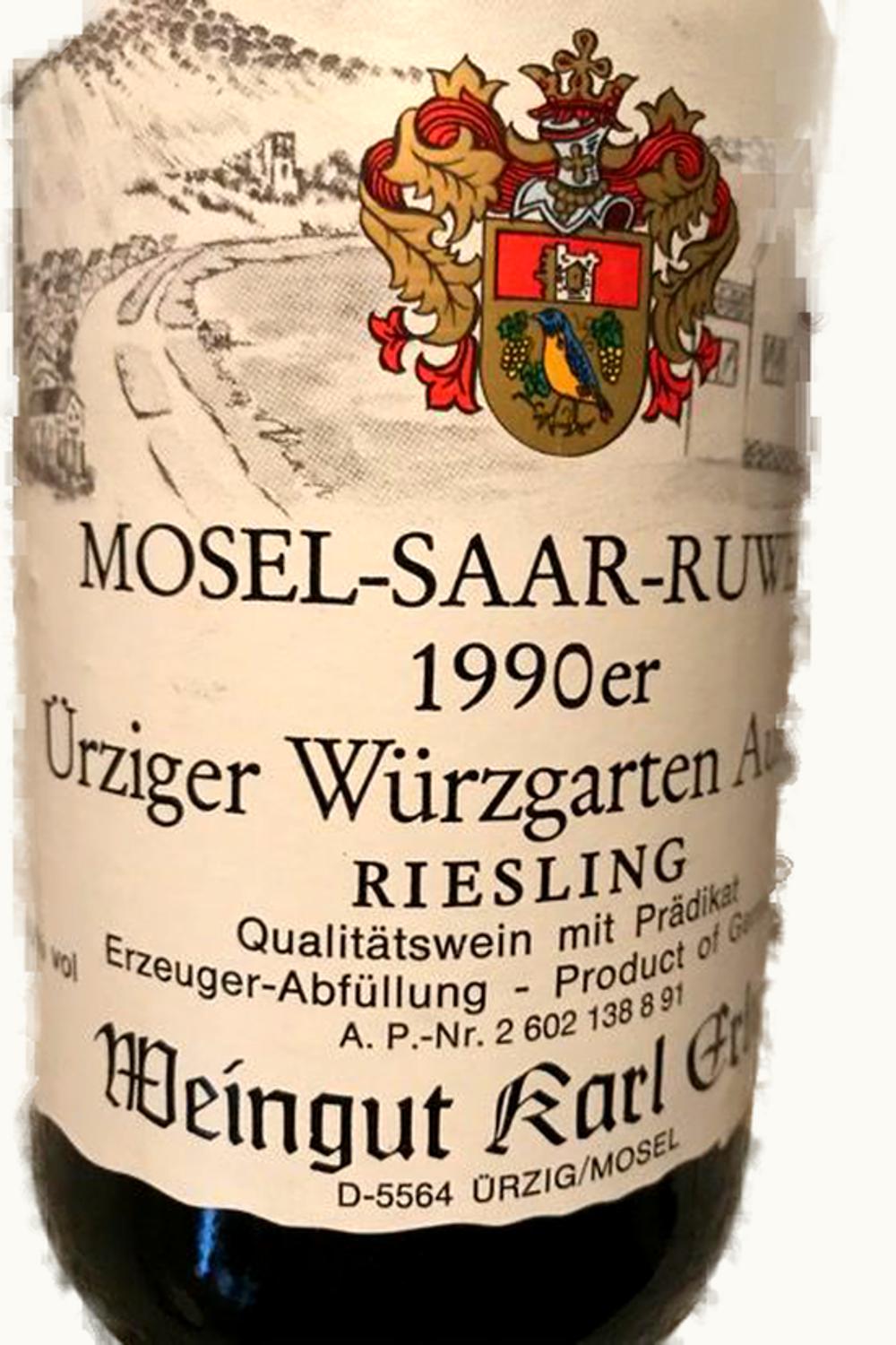 Dr. Hermann Dr. Hermann Ürziger Würzgarten Riesling Auslese, 1990