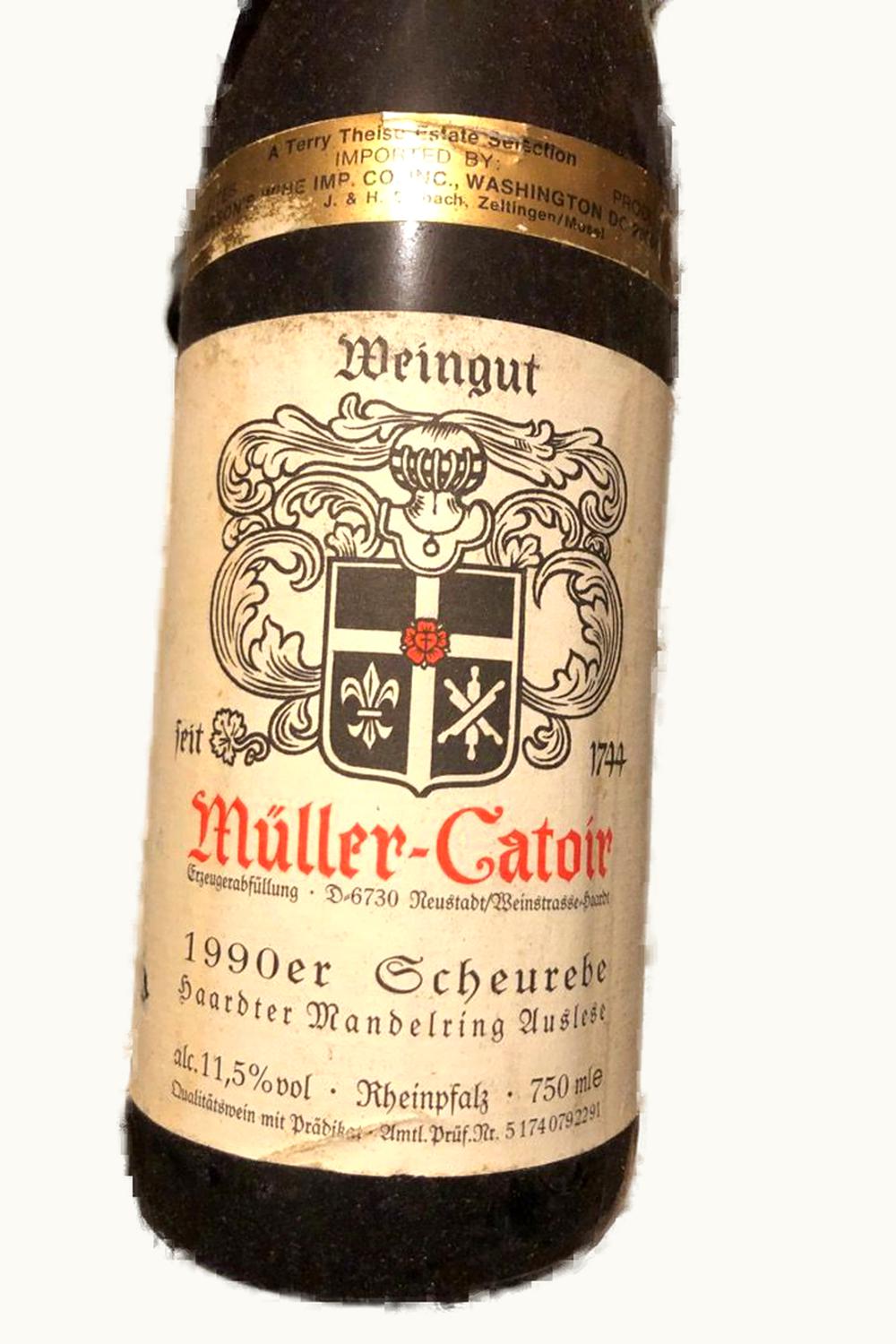 Müller-Catoir Müller-Catoir Manderling Scheurebe Ice, 1990