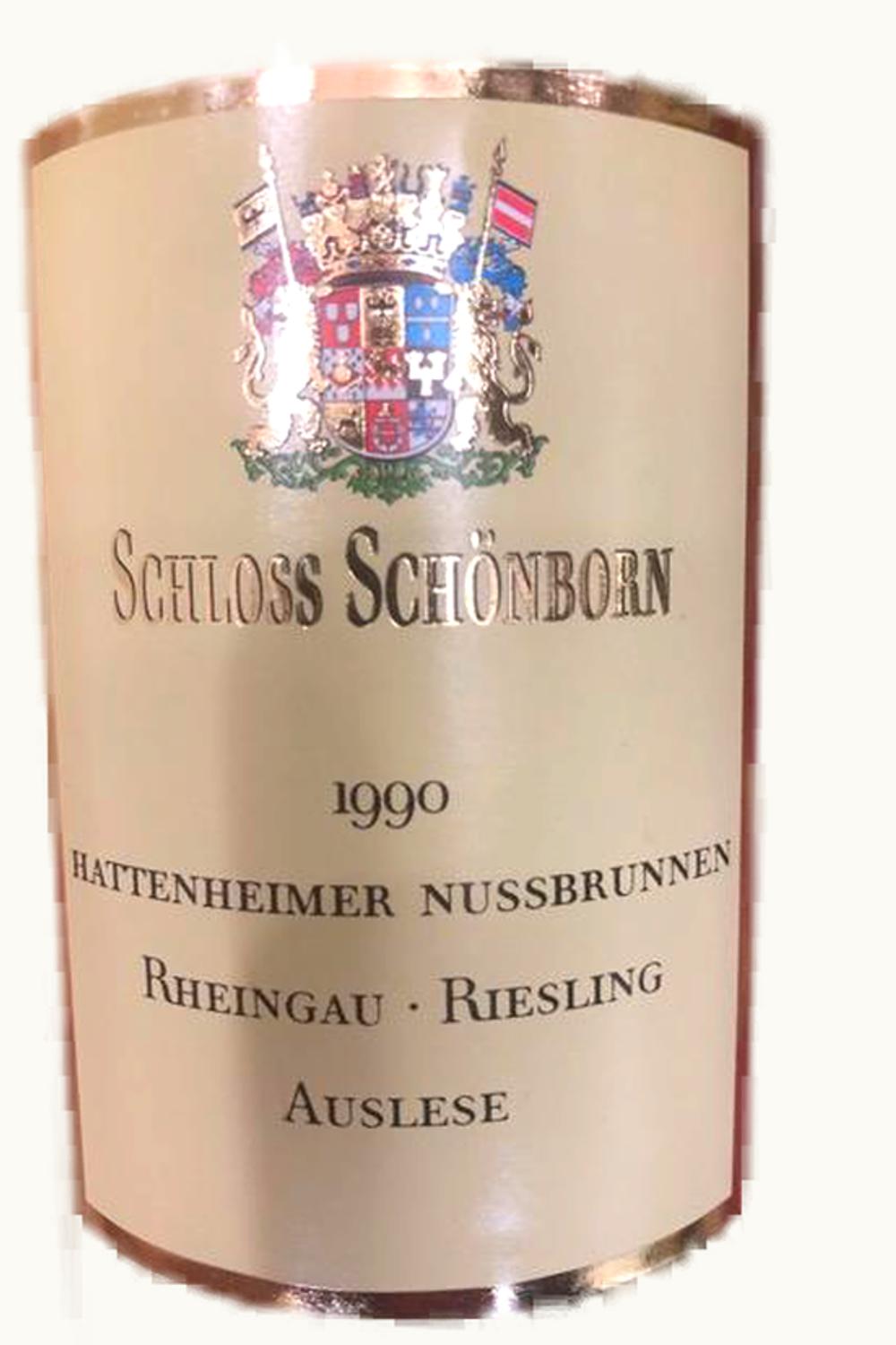 Schloss Reinhartshausen Schloss Reinhartshausen Nussbrunnen Riesling Spätlese, 1990