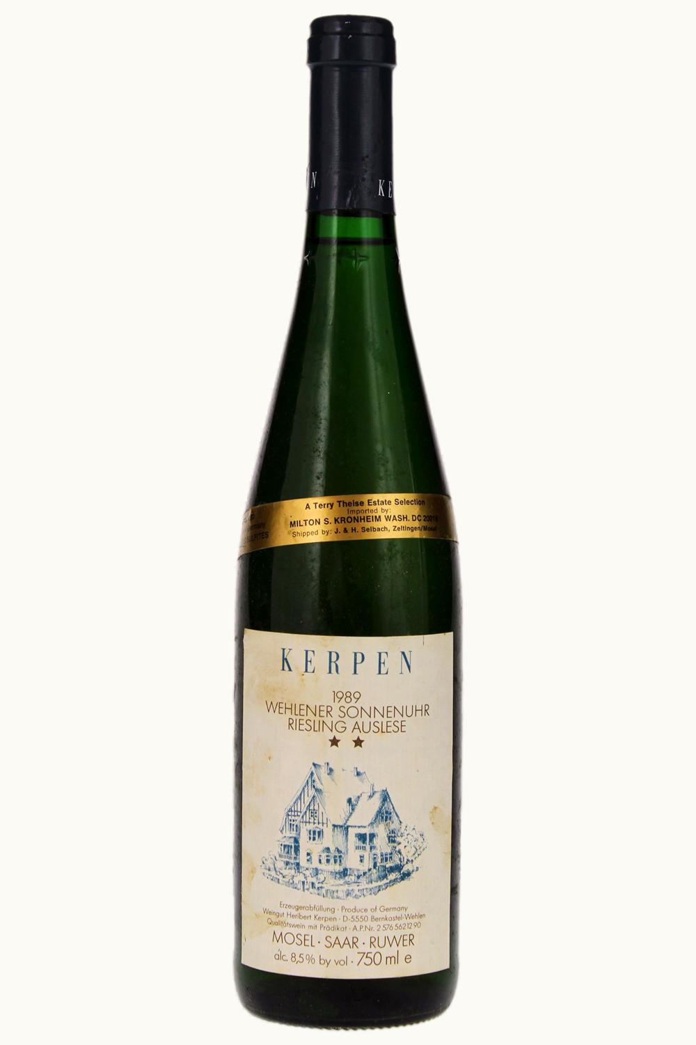 Kerpen Kerpen Sonnenuhr Riesling Auslese, 1989
