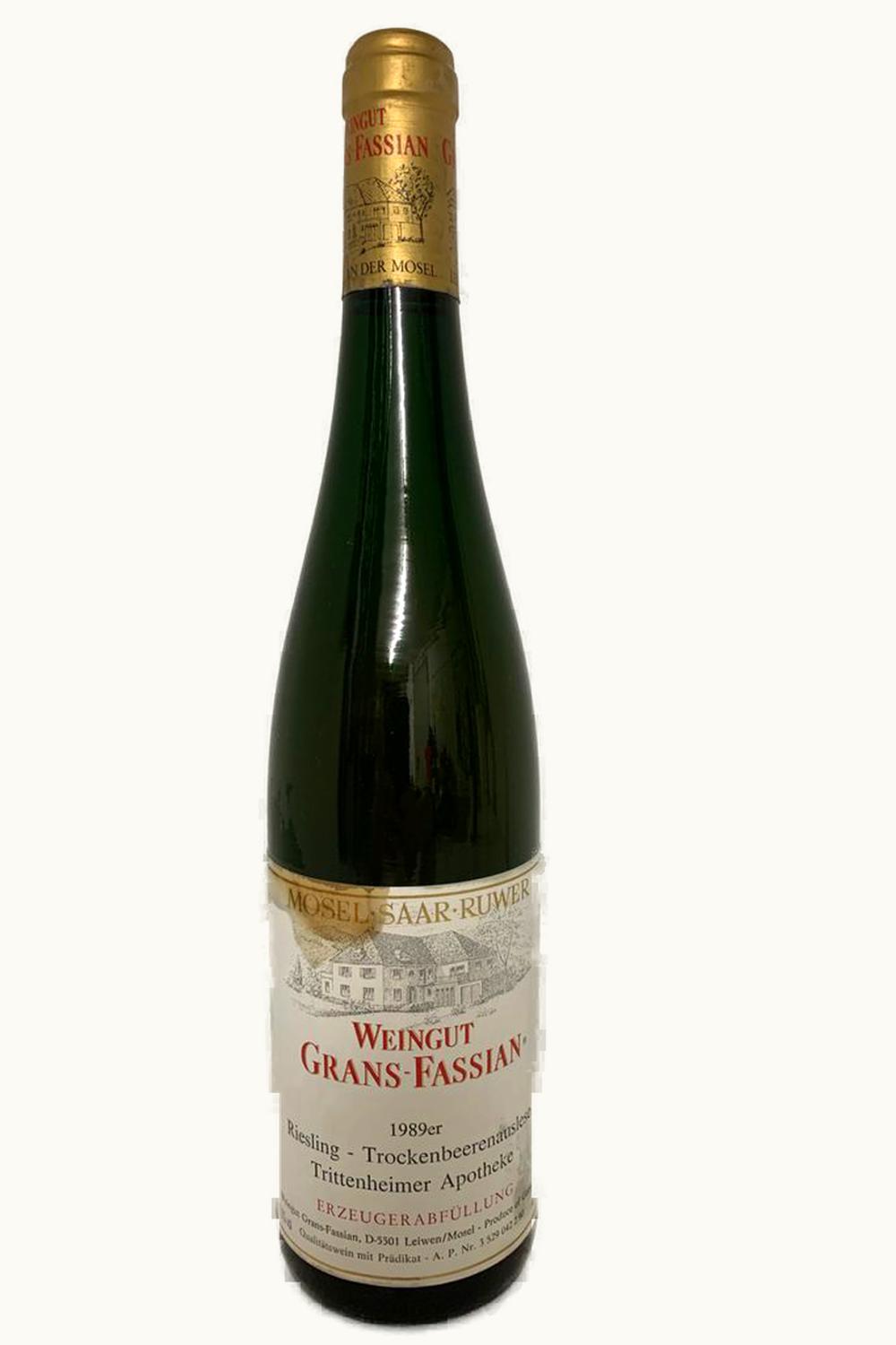 Grans-Fassian Grans-Fassian Apotheke Riesling TBA, 1989