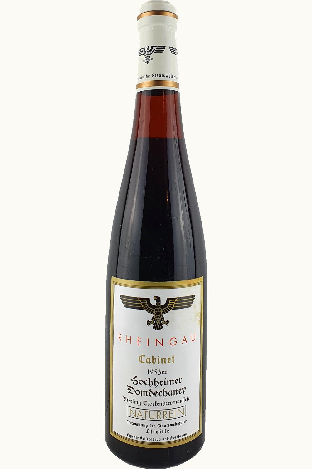 Verwaltung Staat Eltville Verwaltung Staat Eltville Hochheim Domdechaney Riesling TBA, 1989