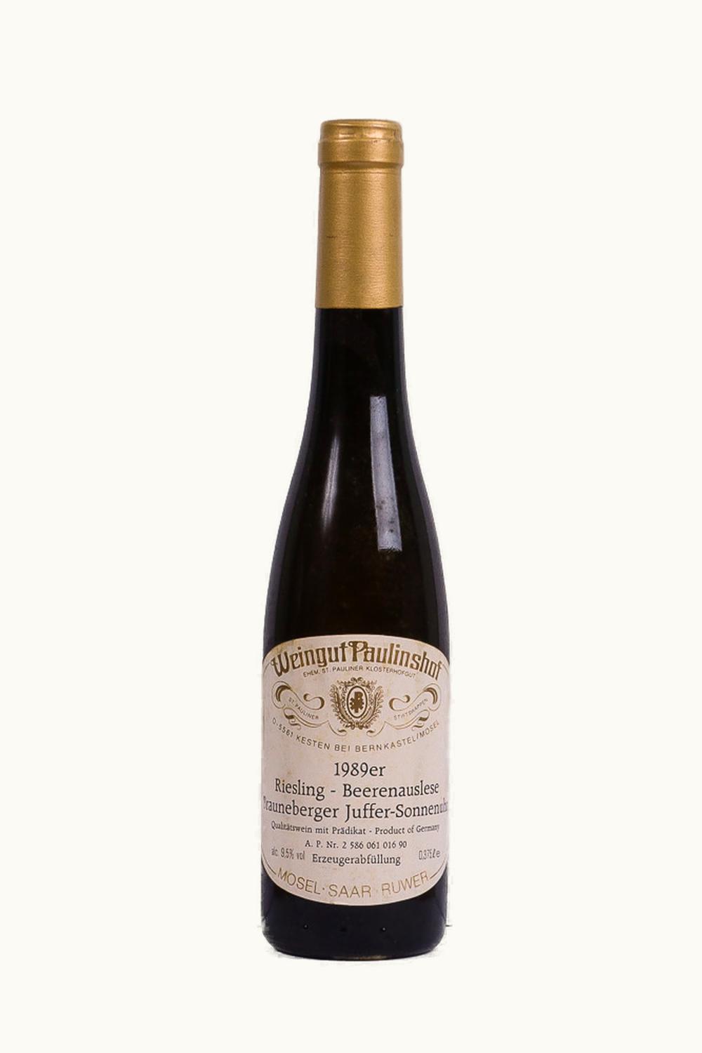 Paulinshof Paulinshof Juffer-Sonnenuhr Riesling BA, 1989