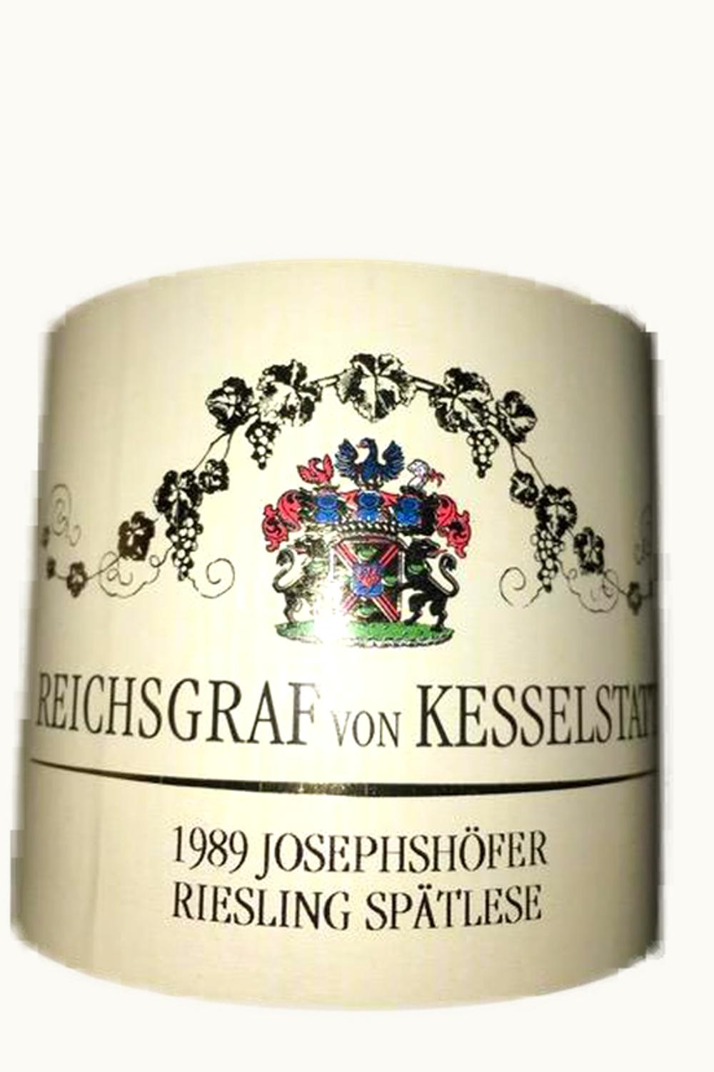 Reichsgraf von Kesselstatt Reichsgraf von Kesselstatt Josephshof Riesling TBA, 1989