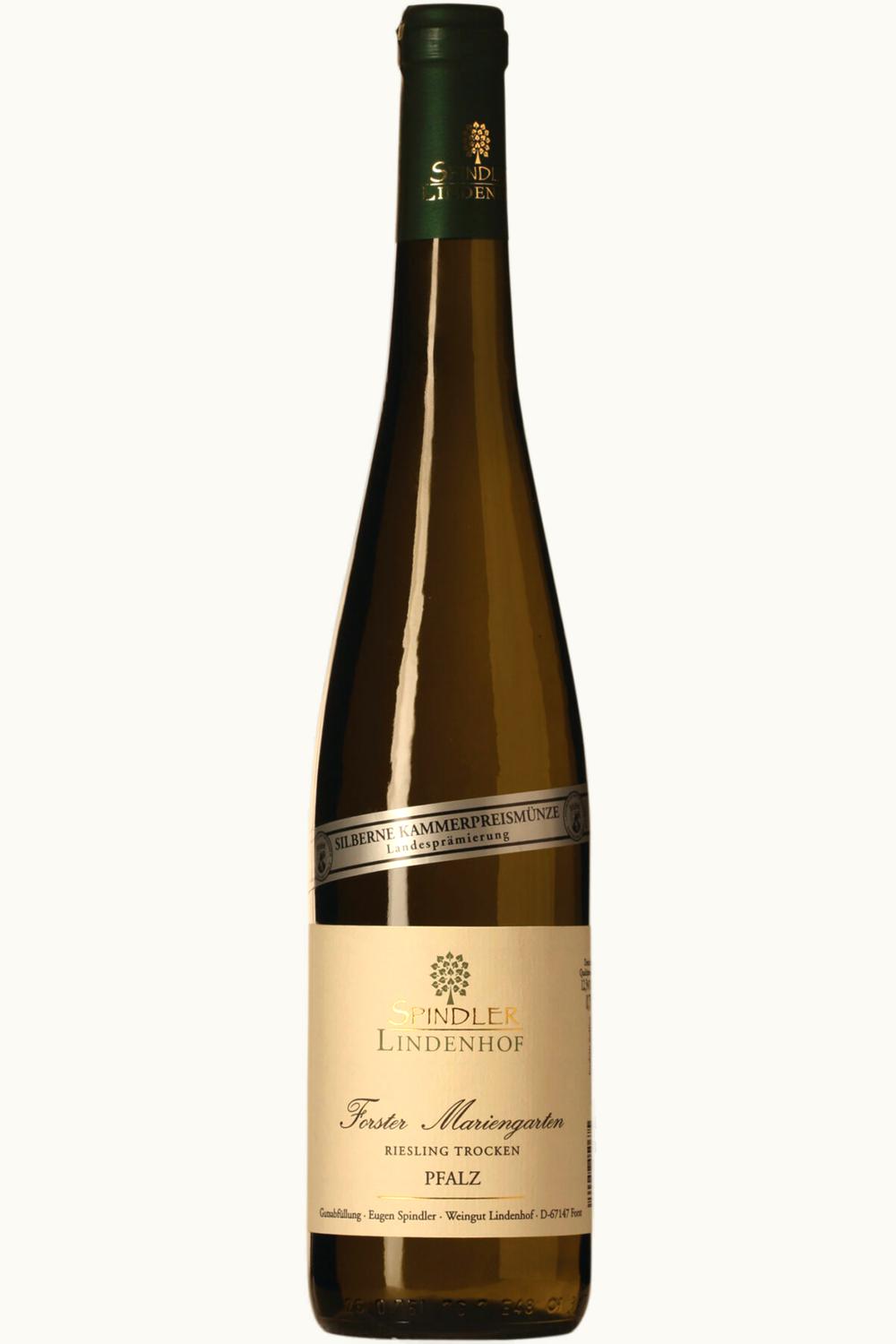 Eugen Spindler Lindenhof Eugen Spindler Lindenhof Forster Mariengarten Riesling BA, 1989
