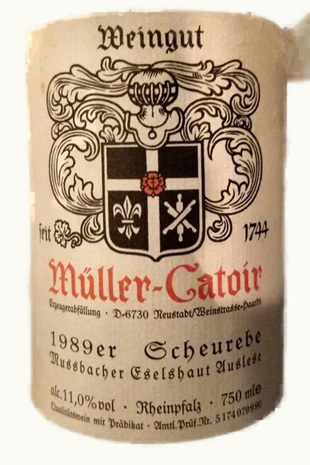 Müller-Catoir Müller-Catoir Mussbacher Eselshaut Rieslaner BA, 1989