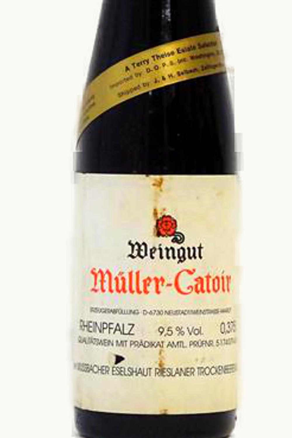 Müller-Catoir Müller-Catoir Mussbacher Eselshaut Rieslaner TBA, 1986