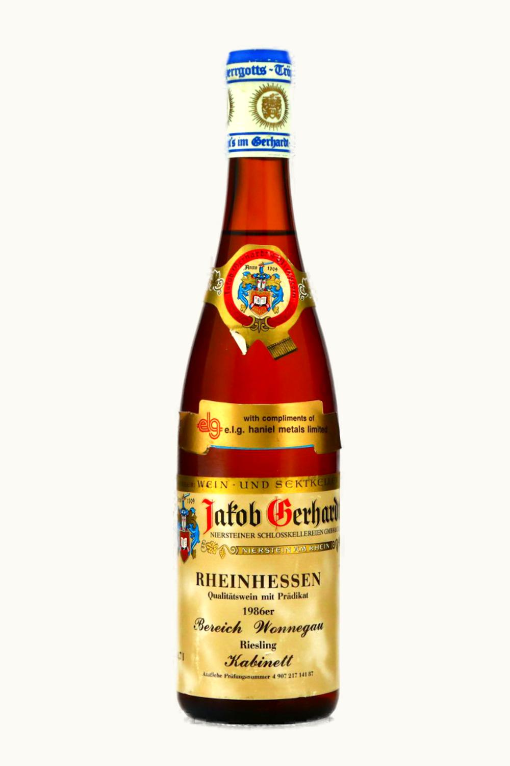 Kessler Kessler Eltville Sonnenberg Riesling, 1986