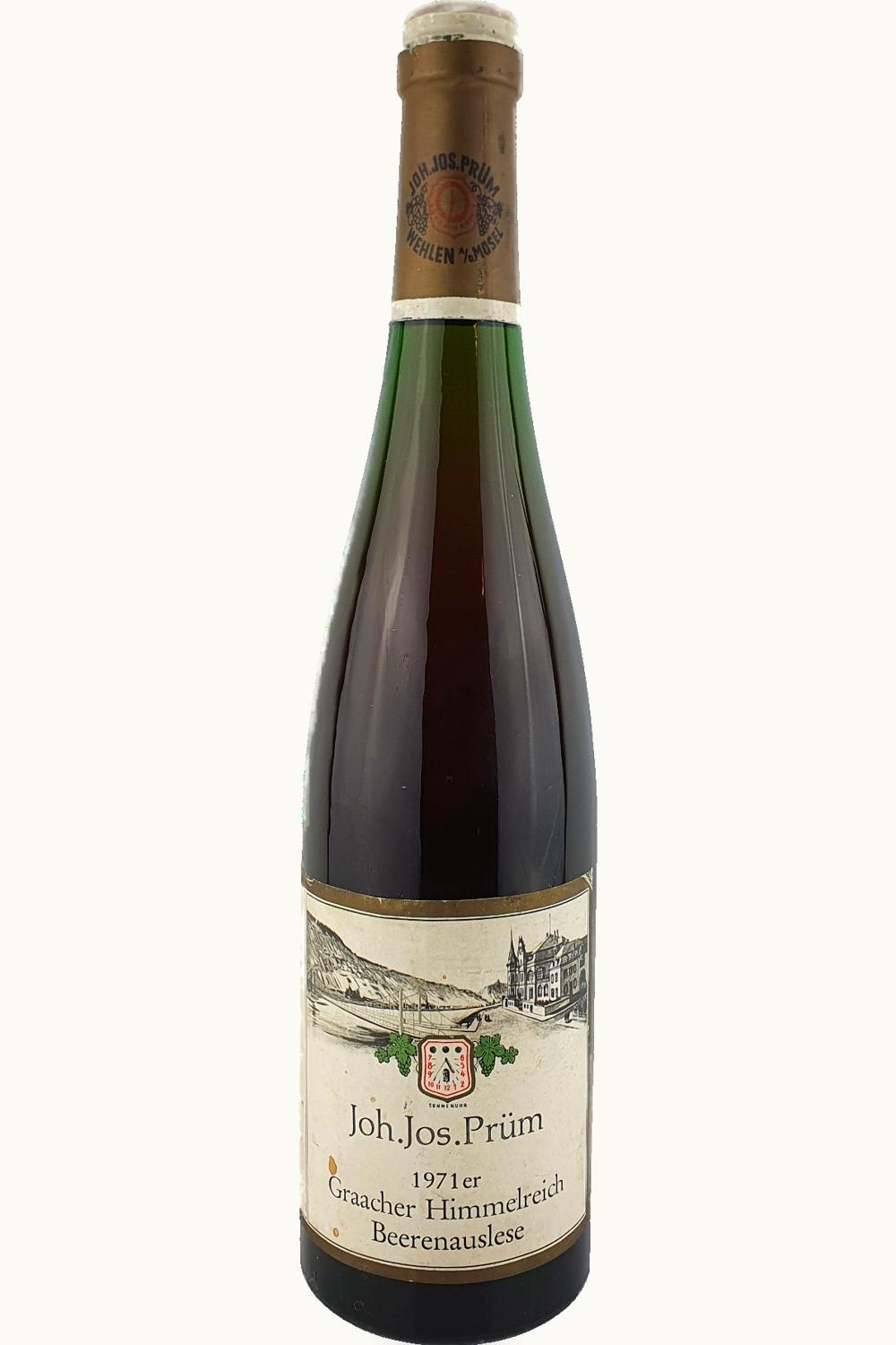 Joh. Jos. Prüm Joh. Jos. Prüm Wehlener Sonnenuhr Riesling Auslese Lange Gold Cap, 1985