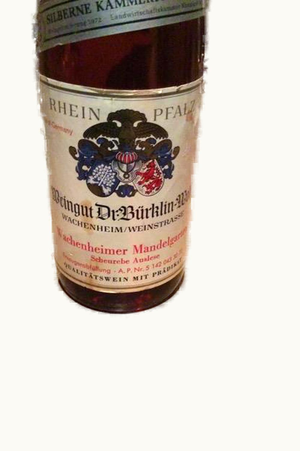 Dr. Bürklin-Wolf Dr. Bürklin-Wolf Mandelgarten Scheurebe BA, 1985