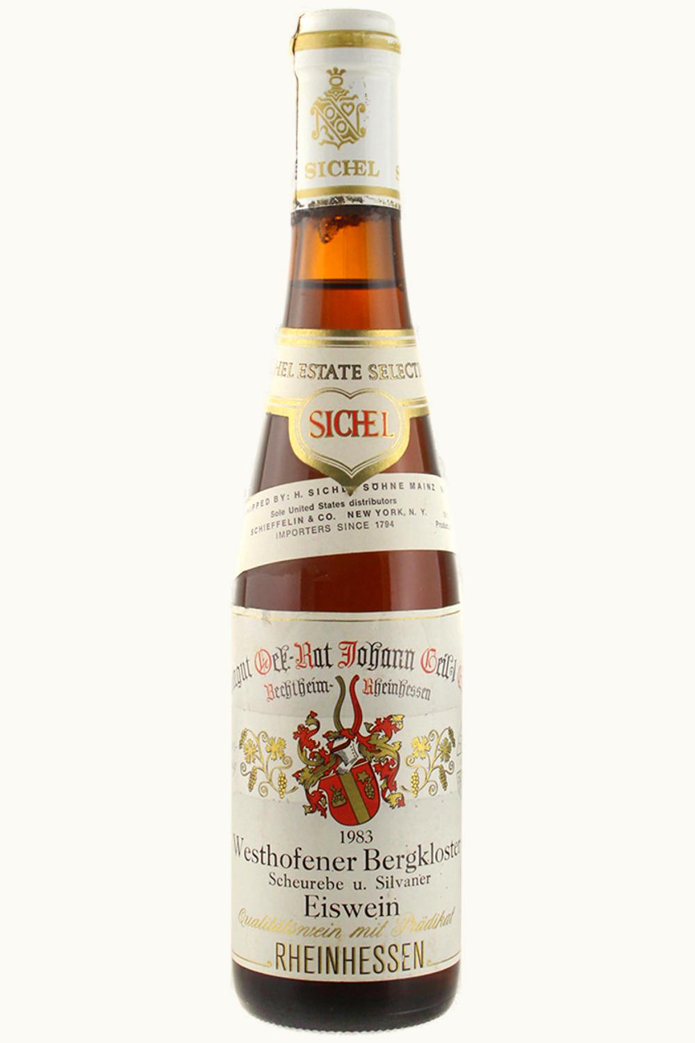 Ockfener Rat Johann Geyl Ockfener Rat Johann Geyl Bergkloster Scheurebe Silvaner Ice, 1983