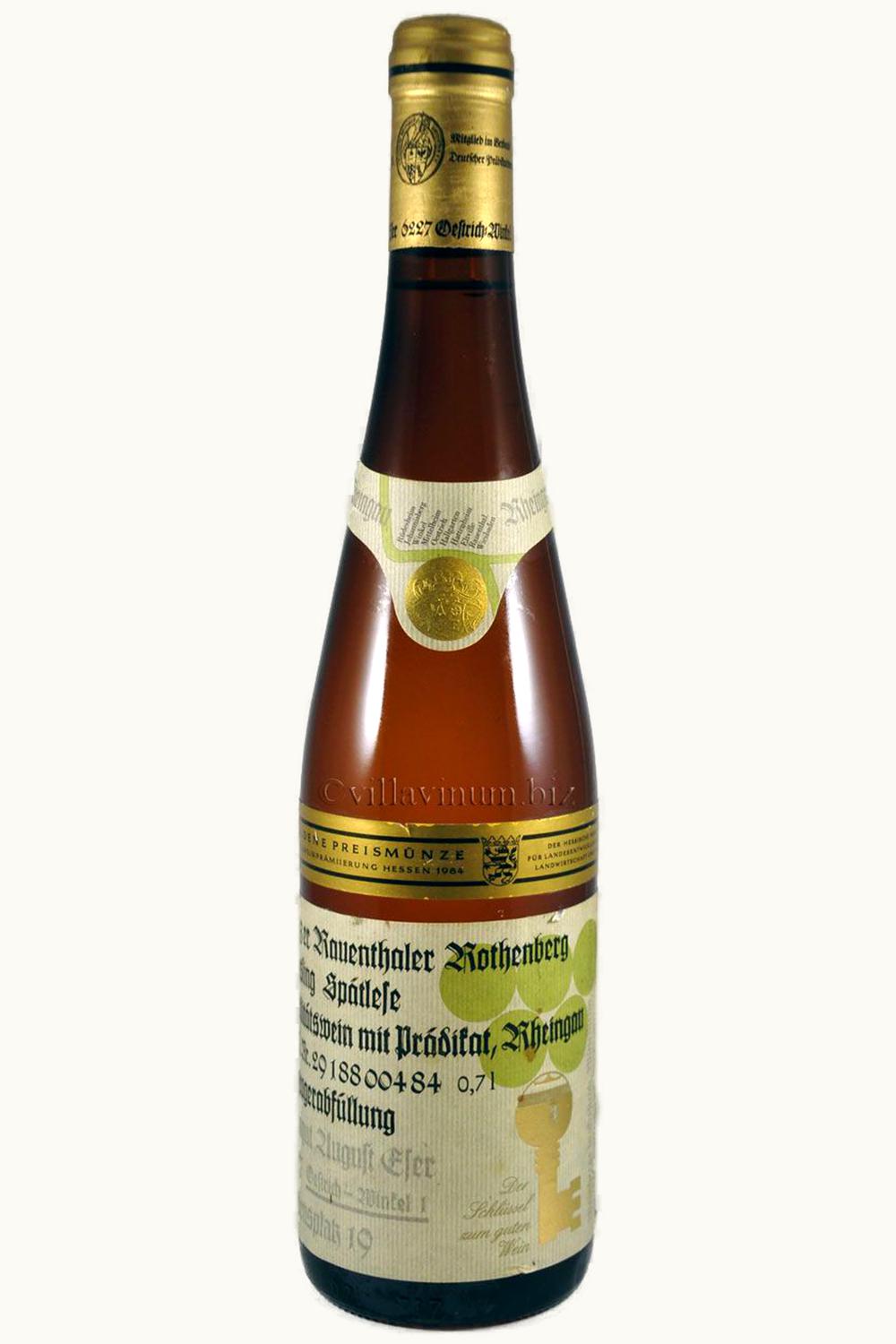 August Eser August Eser Rotenberg Riesling Spätlese, 1983