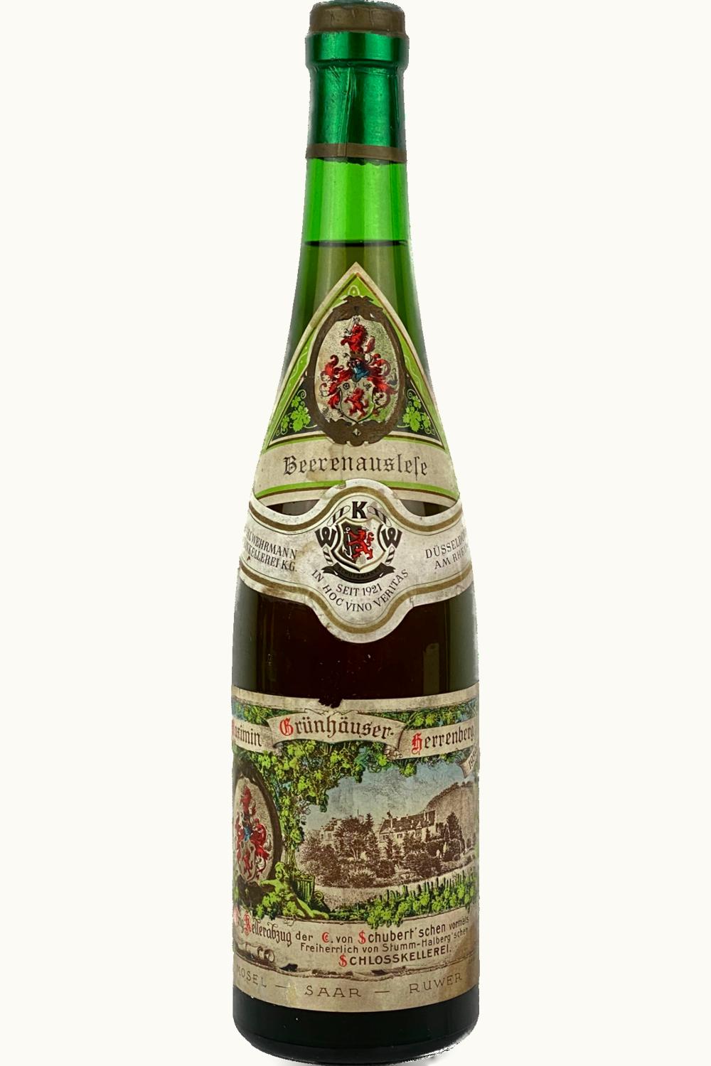 Maximin Grünhaus Maximin Grünhaus Herrenberg Riesling Auslese, 1976