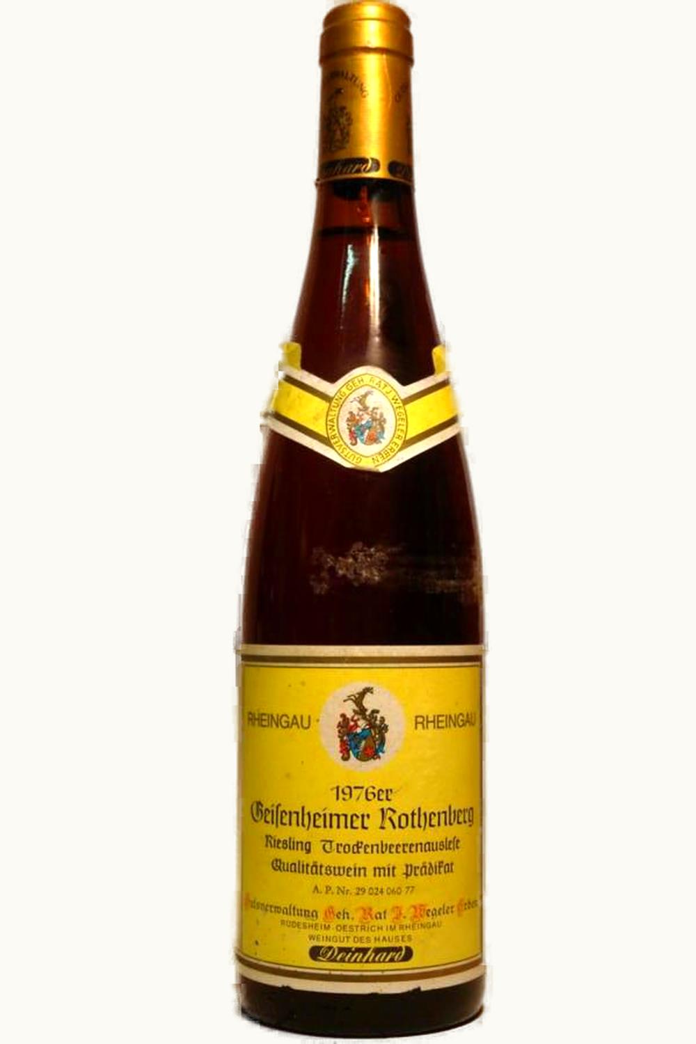 Wegeler Wegeler Rotenberg Riesling TBA, 1976