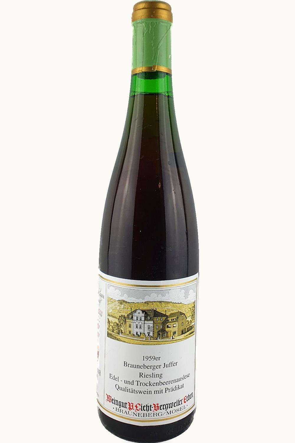 P. Licht-Bergweiler Erben P. Licht-Bergweiler Erben Juffer Riesling TBA, 1976