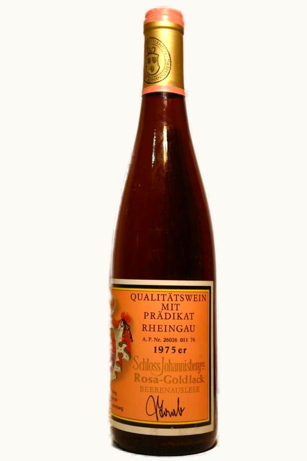 Schloss Johannisberg Schloss Johannisberg Rosa Goldlack Riesling BA, 1975