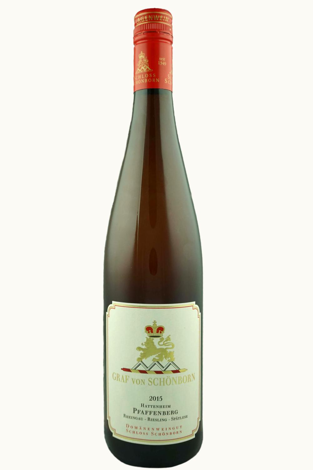Graf Schönborn Graf Schönborn Schloss Pfaffenberg Riesling BA, 1972