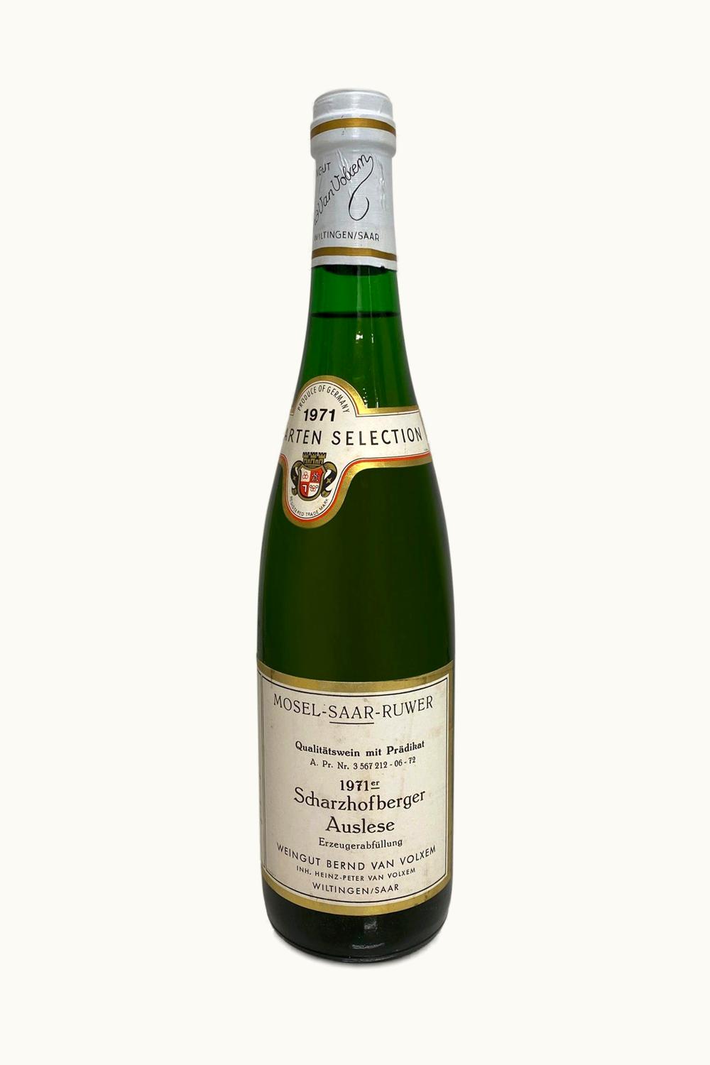Weingut Van Volxem Weingut Van Volxem Scharzhofberger Riesling Auslese, 1971