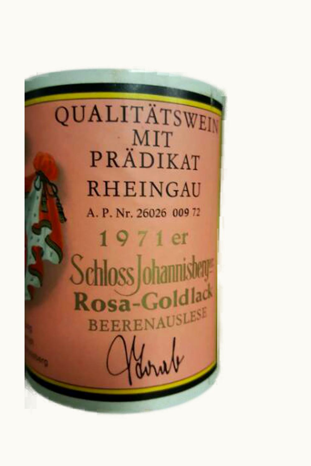 Schloss Riesling Schloss Riesling BA Johannisberg, 1971