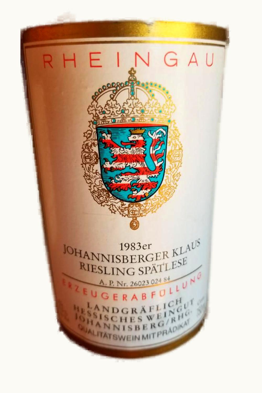 Prinz von Hessen Prinz von Hessen Klaus Riesling BA, 1971