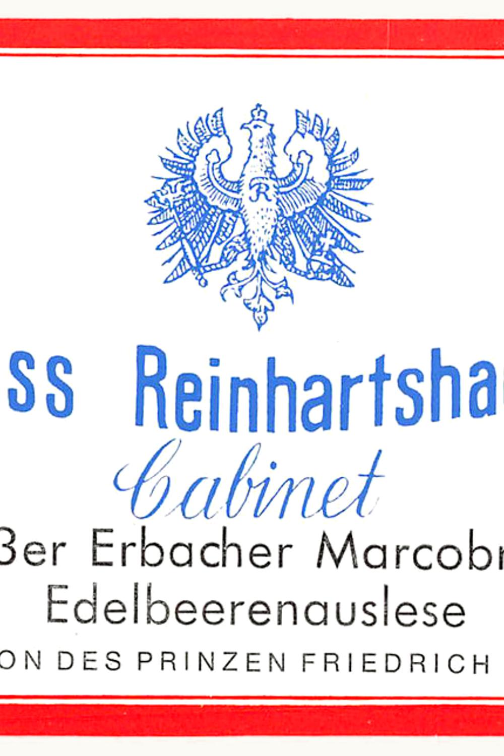 Schloss Reinhartshausen Schloss Reinhartshausen Siegel Riesling BA, 1971