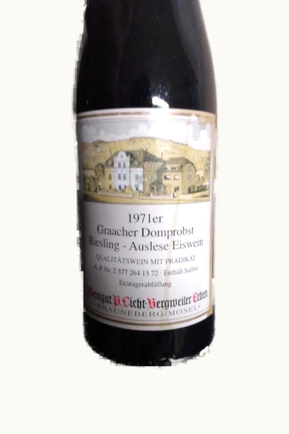 P. Licht-Bergweiler Erben P. Licht-Bergweiler Erben Domprobst Riesling Ice, 1971