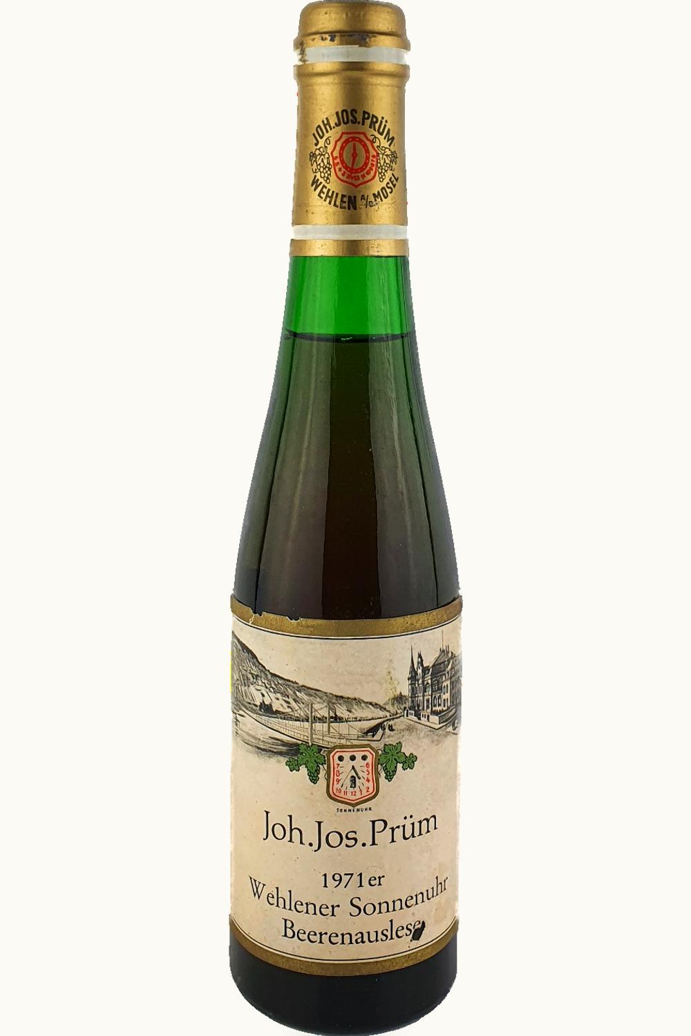 S. A. Prüm S. A. Prüm Sonnenuhr Riesling BA Gold Cap, 1971
