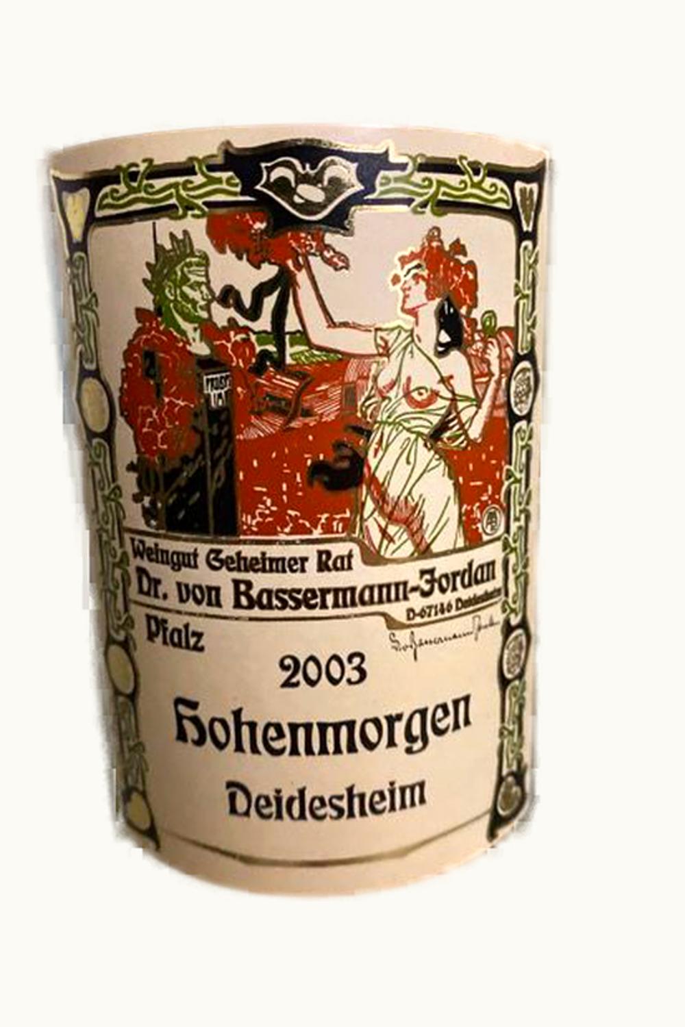 Dr. Bassermann-Jordan Dr. Bassermann-Jordan Hohenmorgen Riesling Spätlese, 1971