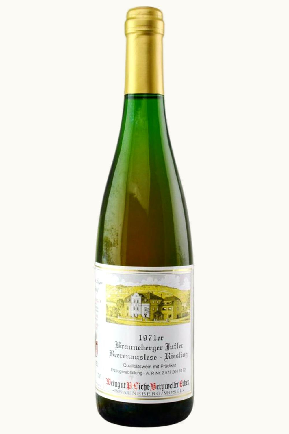 P. Licht-Bergweiler Erben P. Licht-Bergweiler Erben Juffer Riesling BA, 1971