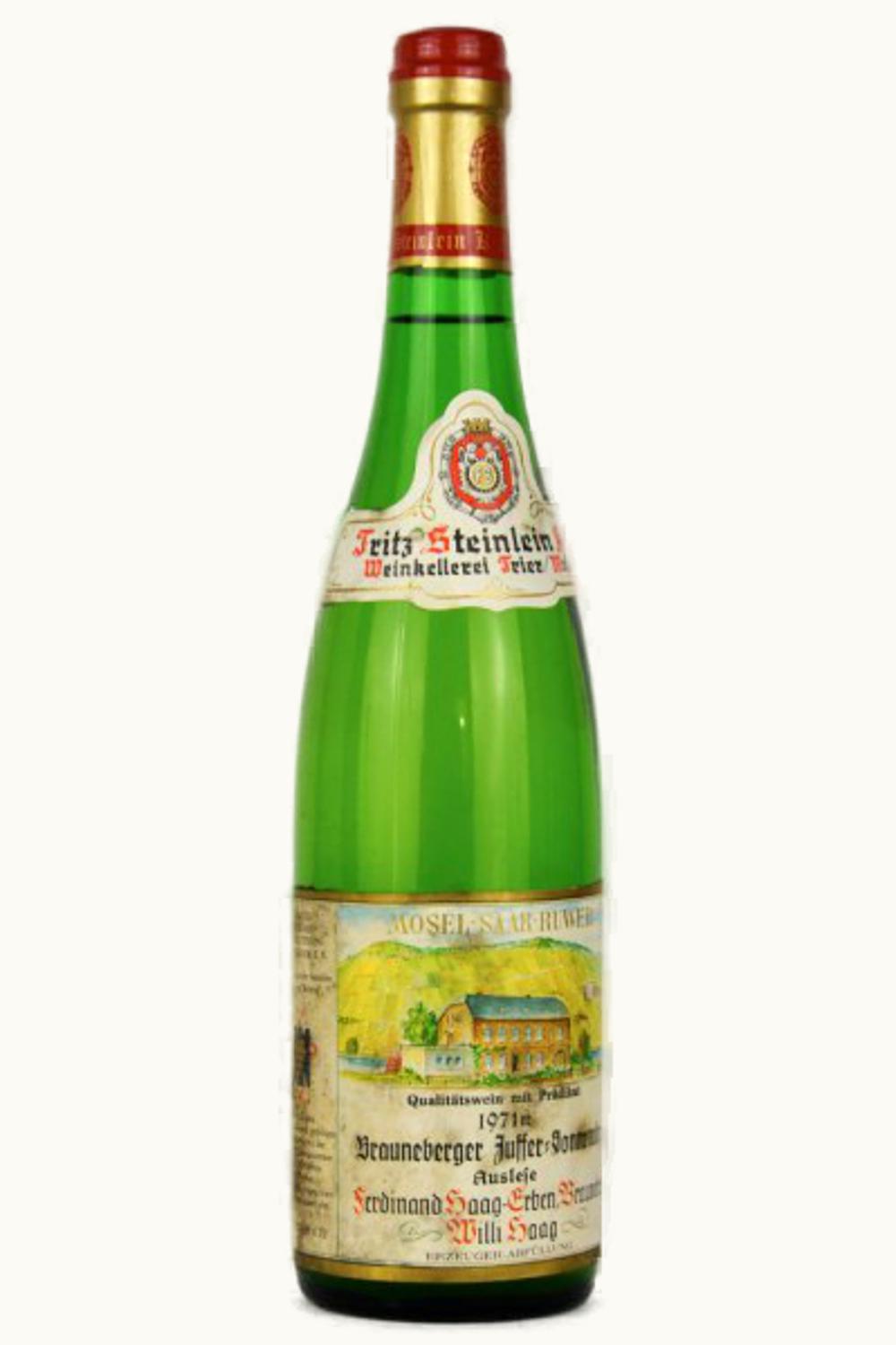 Willi Haag Willi Haag Juffer Ice Brauneberger Riesling, 1971