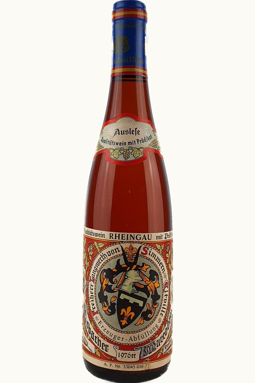 Freiherr Langwerth Freiherr Langwerth Marcobrunn Riesling Auslese, 1970