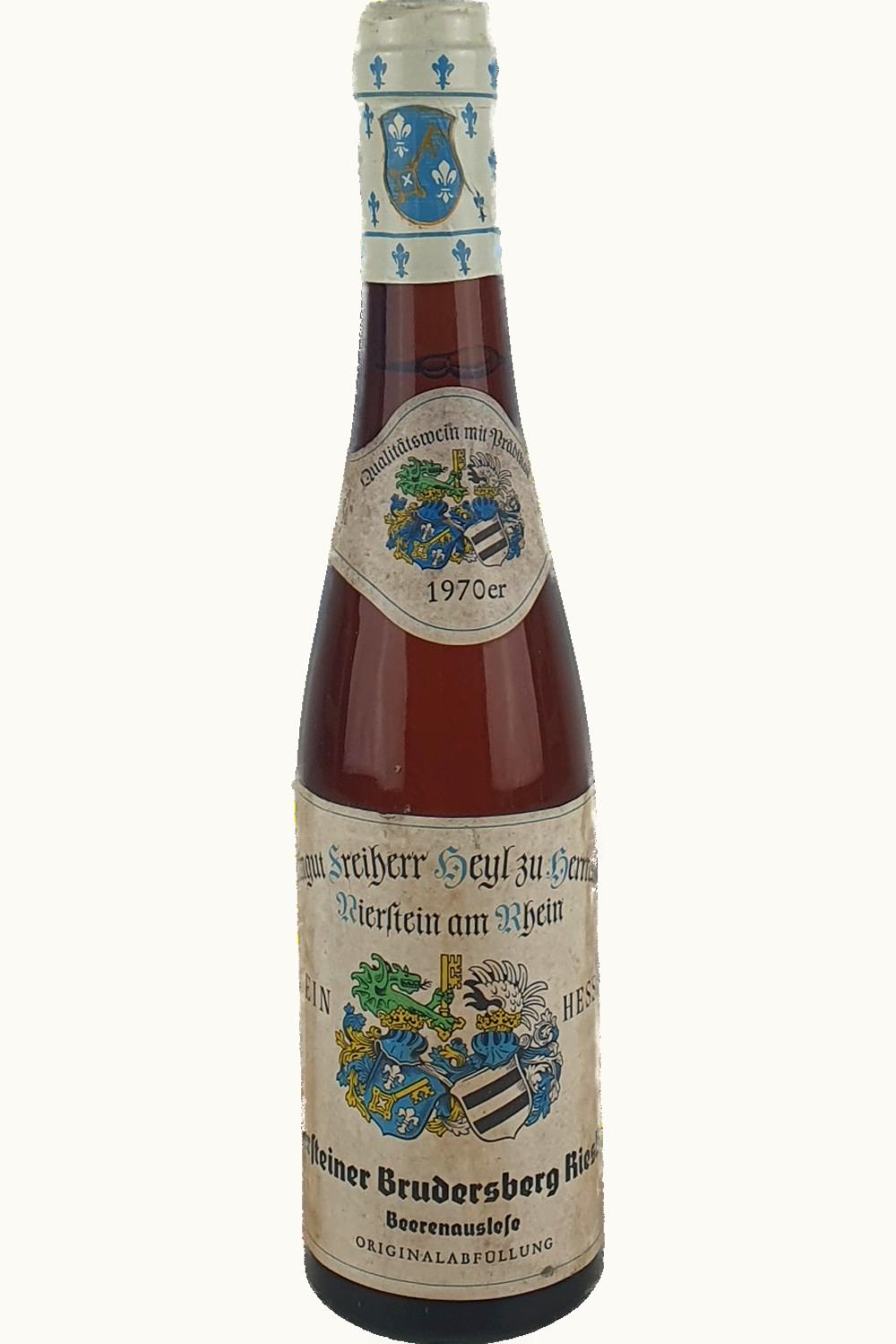 Heyl zu Herrnsheim Heyl zu Herrnsheim Brudersburg Riesling BA, 1970
