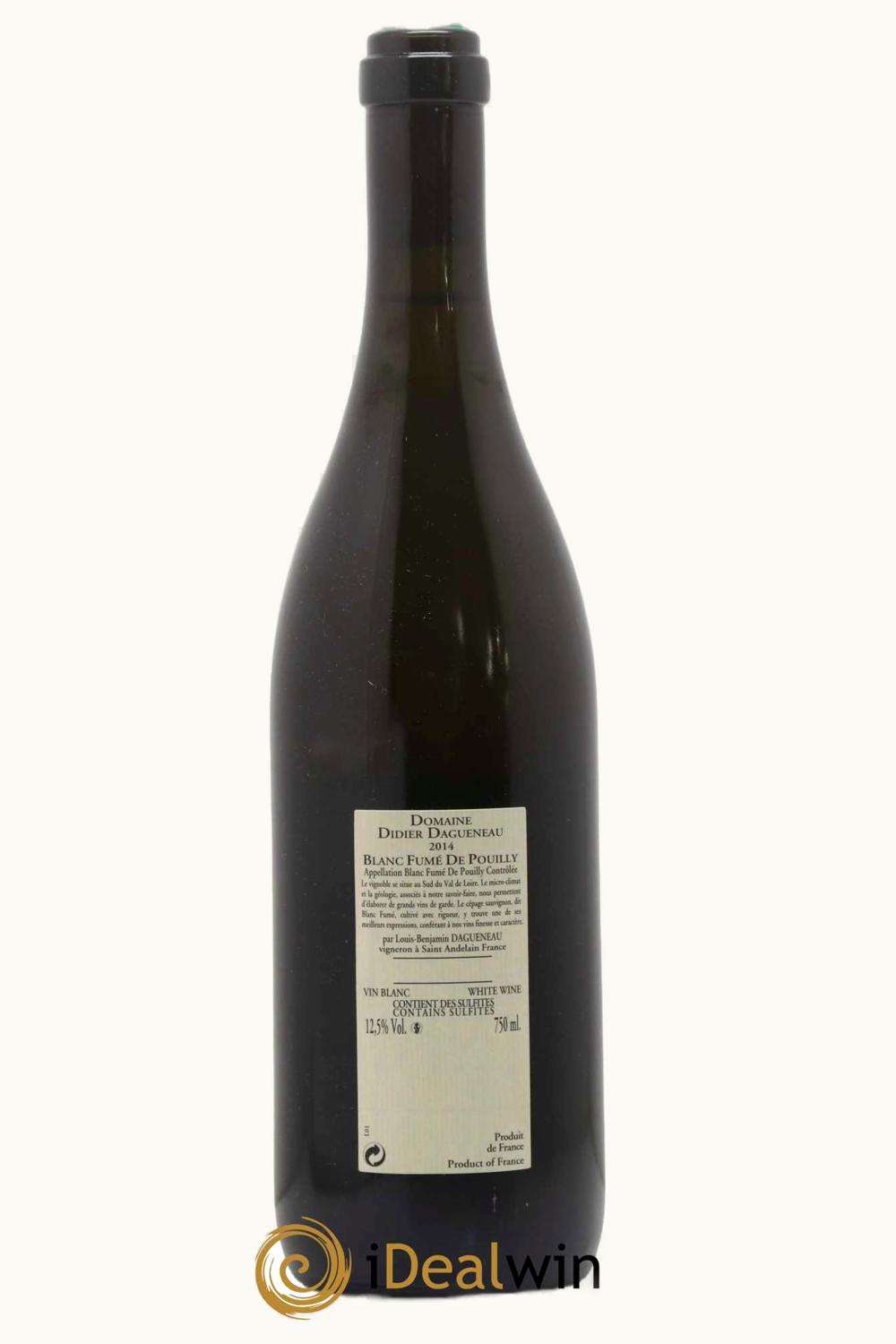 Louis Benjamin Didier Dagueneau Louis Benjamin Didier Dagueneau Blanc Fumé de Pouilly, 2022