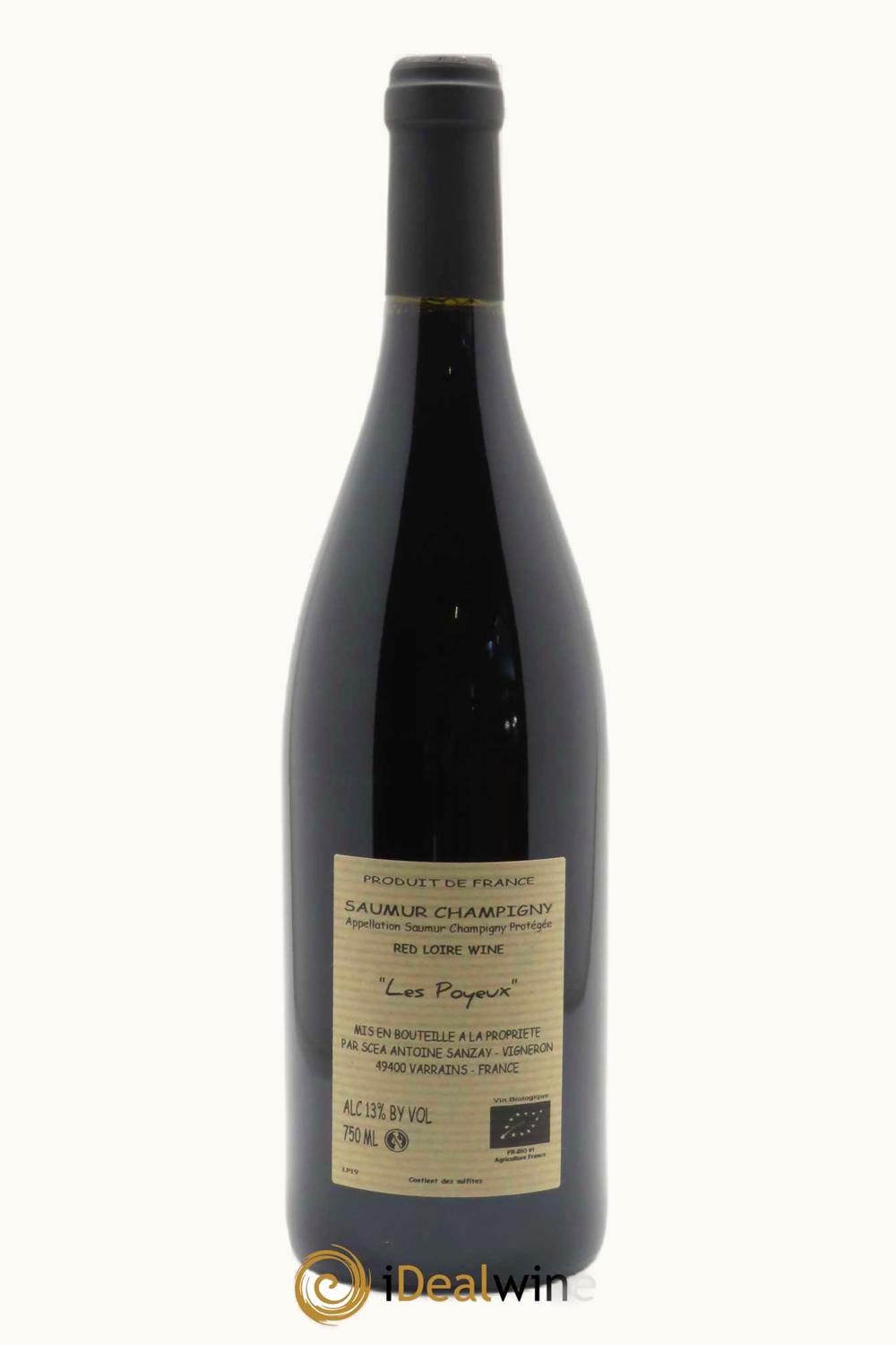 Domaine Antoine Sanzay Domaine Antoine Sanzay Les Poyeux Saumur-Champigny, 2019