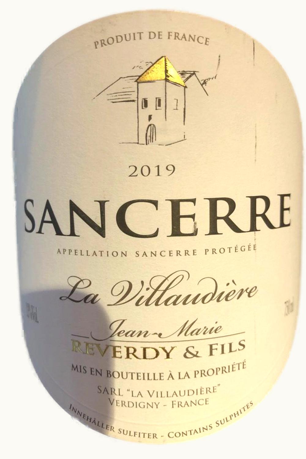 Jean-Marie Reverdy Jean-Marie Reverdy La Villaudière Sancerre, 2019