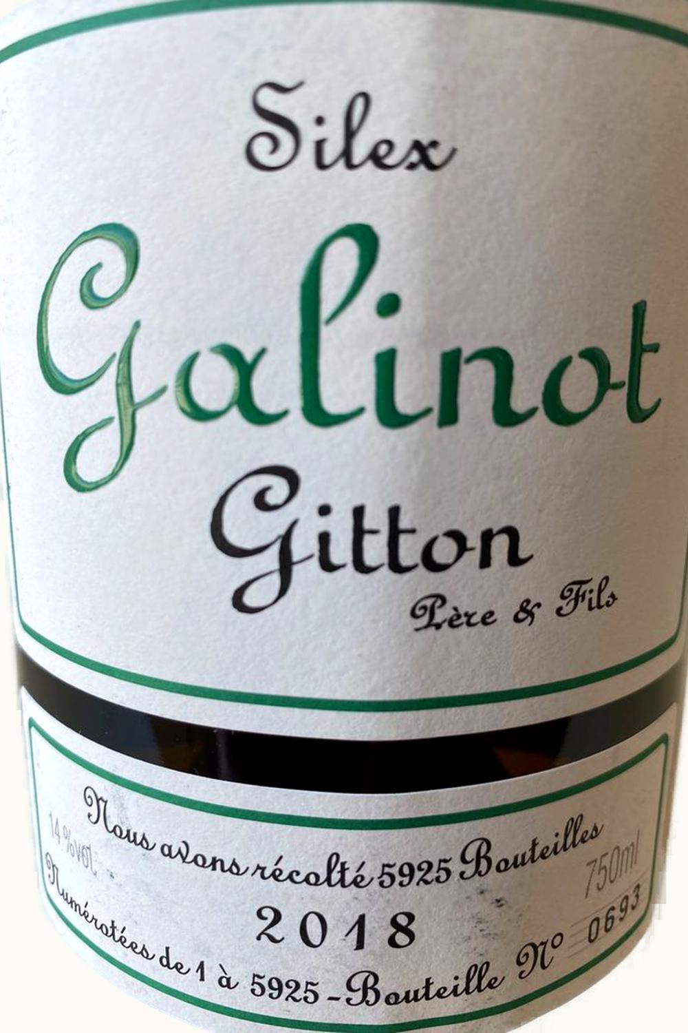Gitton Père & Fils Gitton Père & Fils Silex Galinot Sancerre, 2018