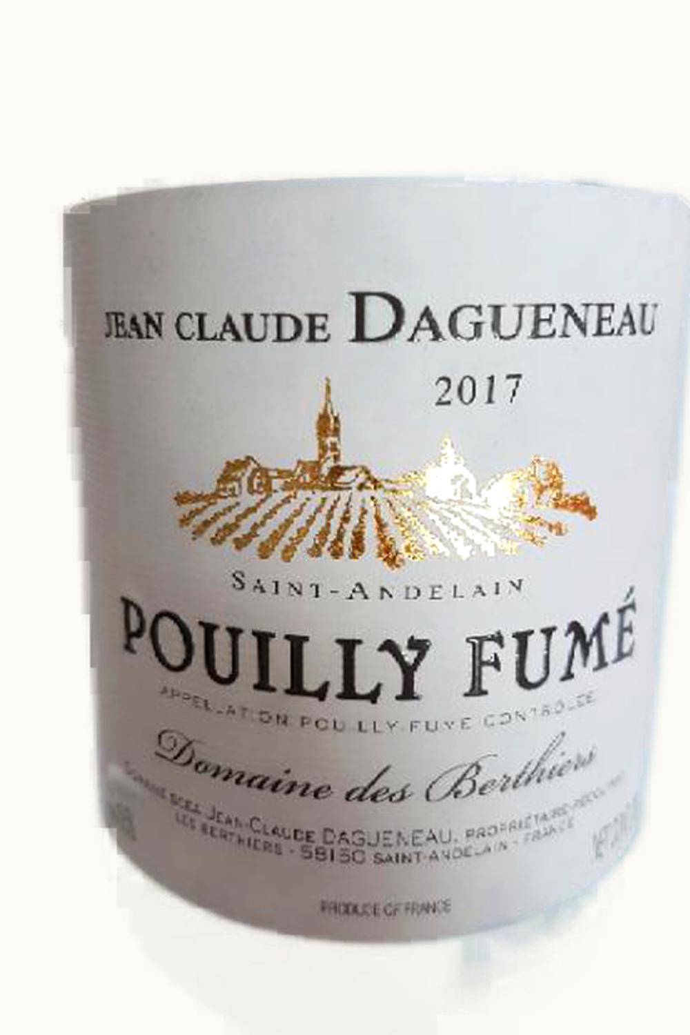 Jean-Claude Dagueneau Jean-Claude Dagueneau Dom de Berthiers Pouilly Fumé, 2017