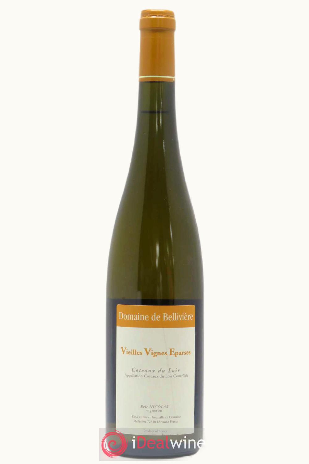 Eric Nicolas Domaine de Belliviere Eric Nicolas Domaine de Belliviere Dom de Bellivière Vieilles Vigne Éparses Coteaux du Loire Vendomois, 2016