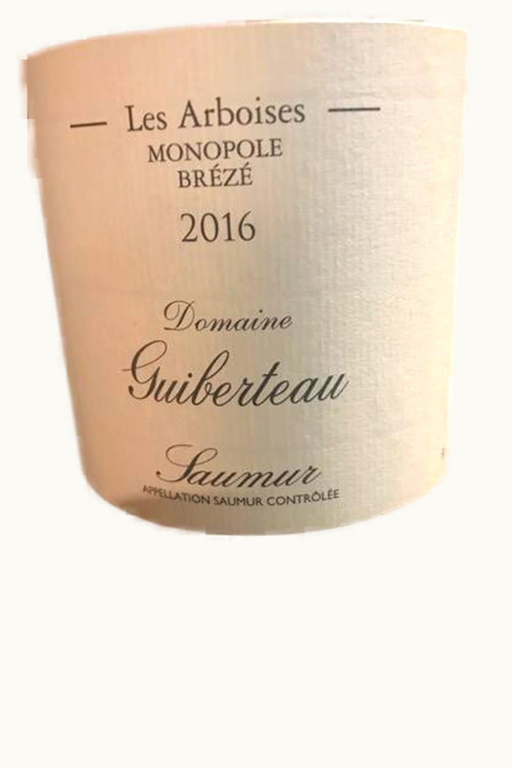 Domaine Guiberteau Domaine Guiberteau Cuvée Les Arboises Saumur Rouge, 2016