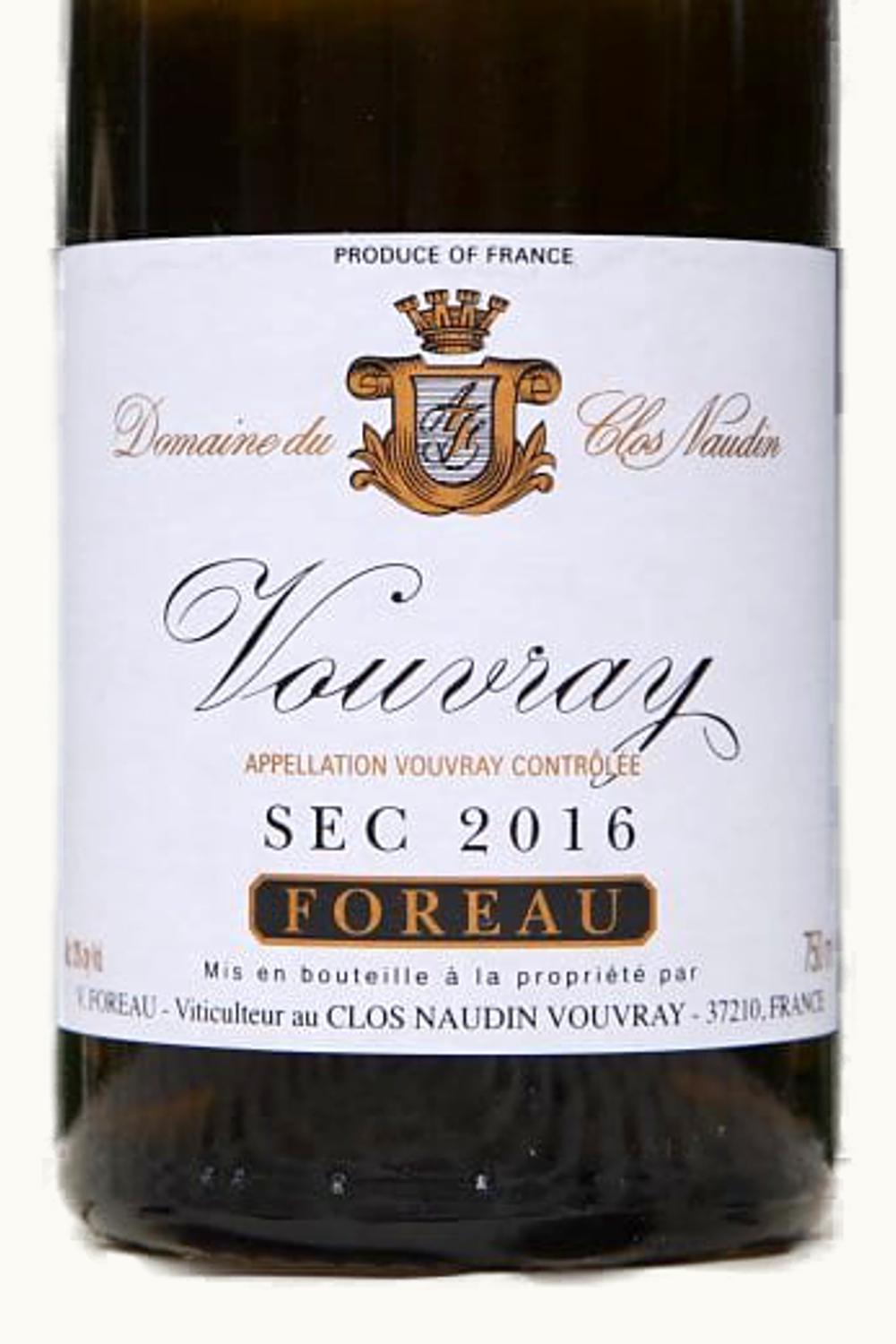 Philip Foreau Philip Foreau Dom du Clos Naudin Sec Vouvray, 2016
