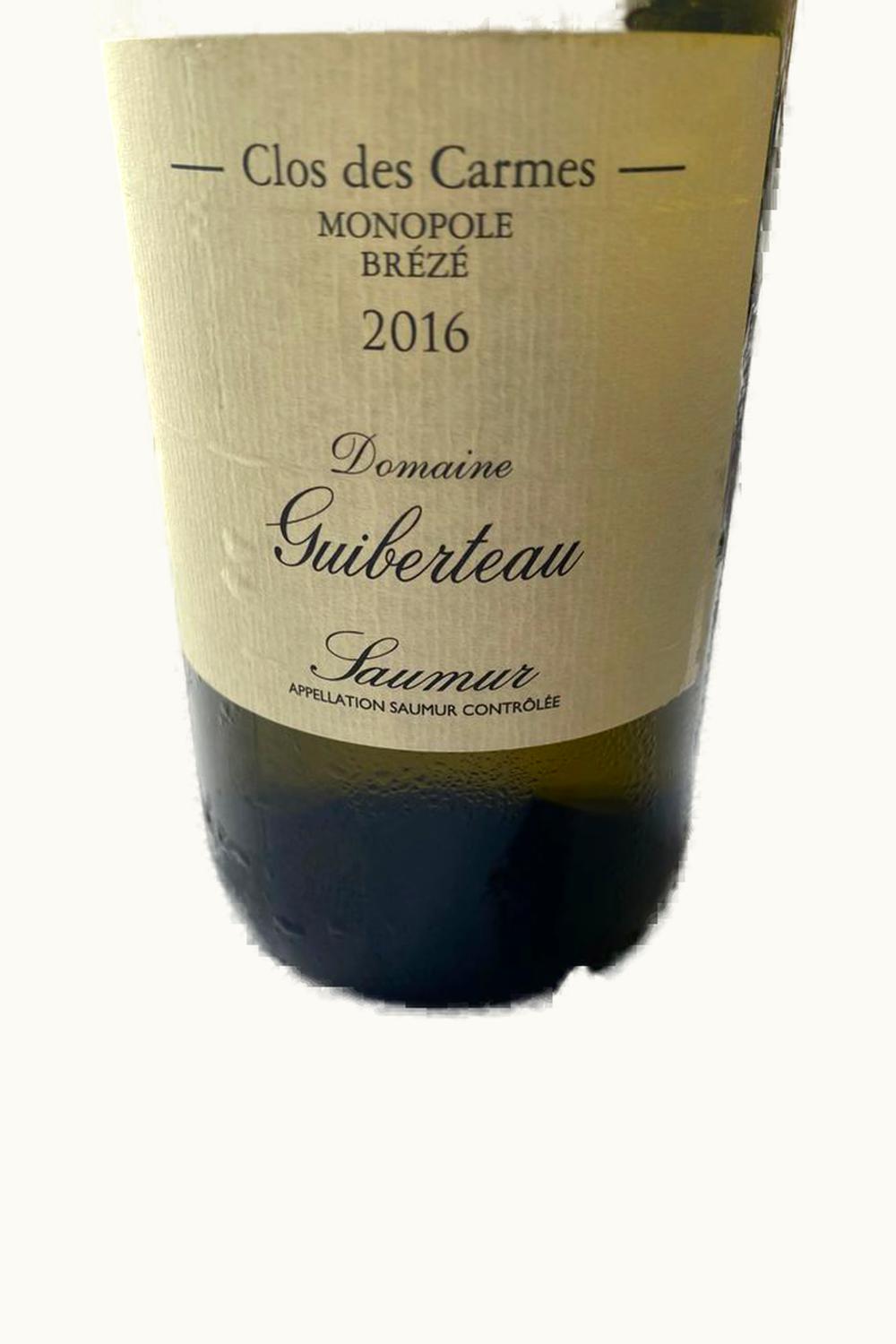 Domaine Guiberteau Domaine Guiberteau Le Clos de Guichaux Saumur Blanc, 2016