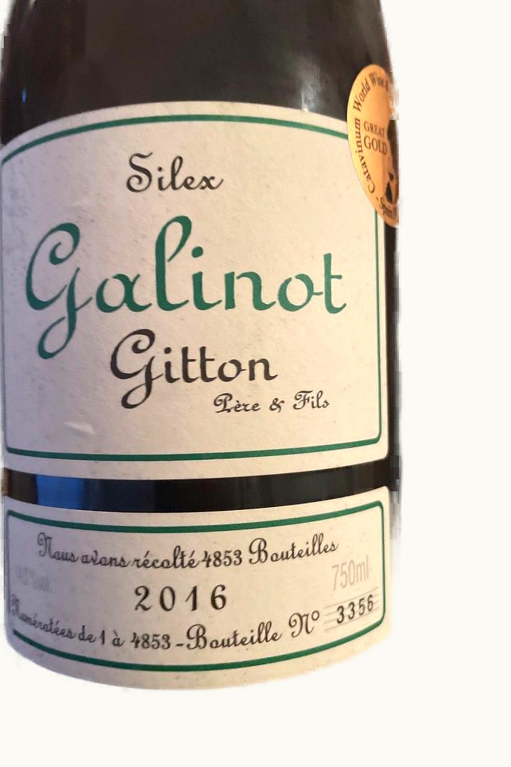 Gitton Père & Fils Gitton Père & Fils Silex Galinot Sancerre, 2016
