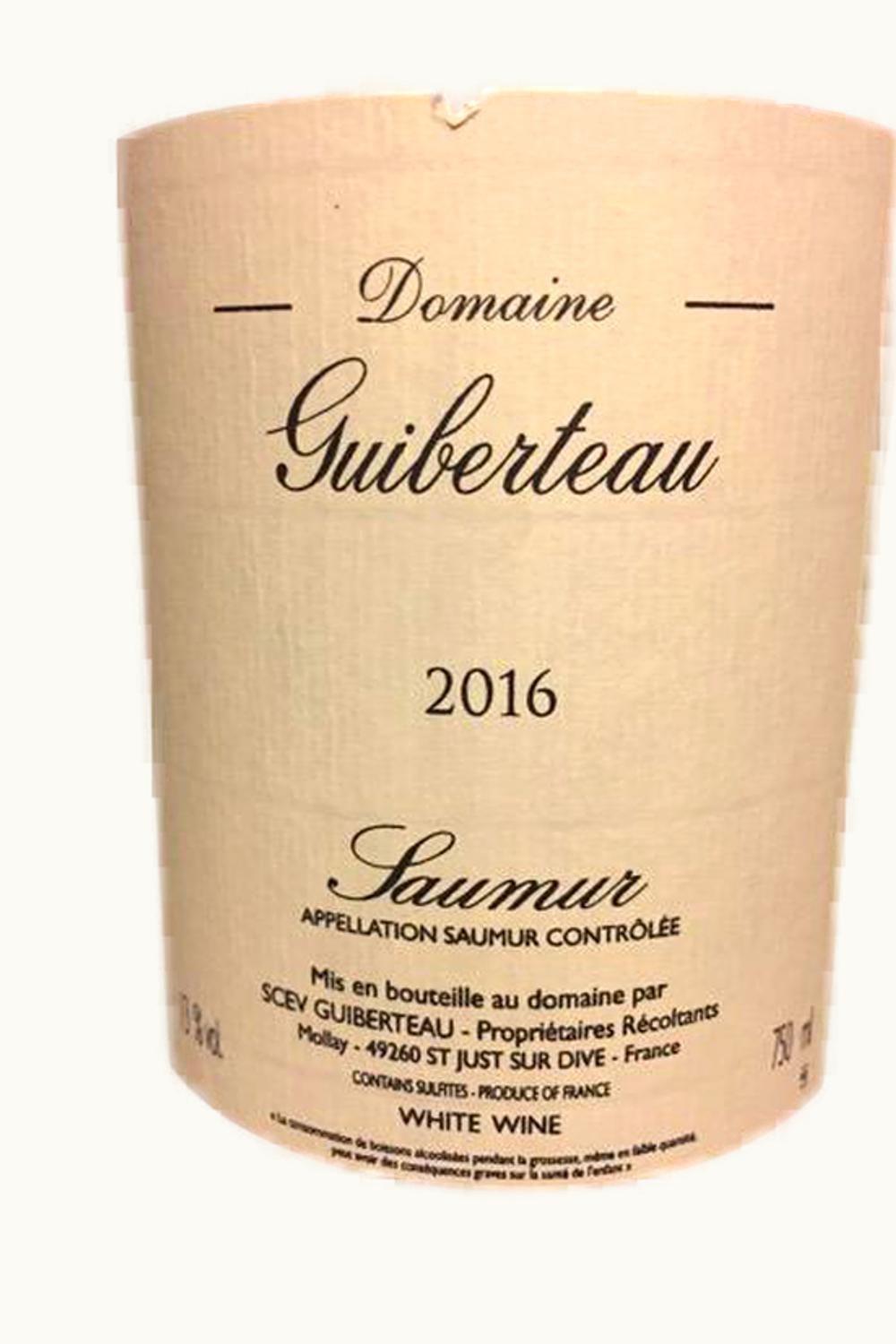 Domaine Guiberteau Domaine Guiberteau Saumur Rouge, 2016
