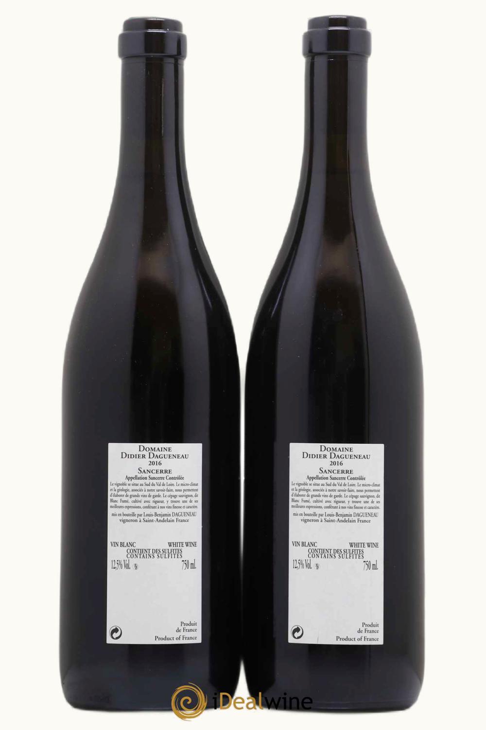 Louis Benjamin Didier Dagueneau Louis Benjamin Didier Dagueneau Chailloux Sancerre, 2016